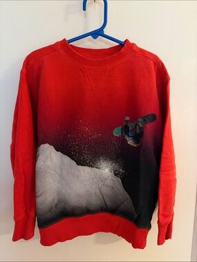 Molo red snowboarding sweatshirt